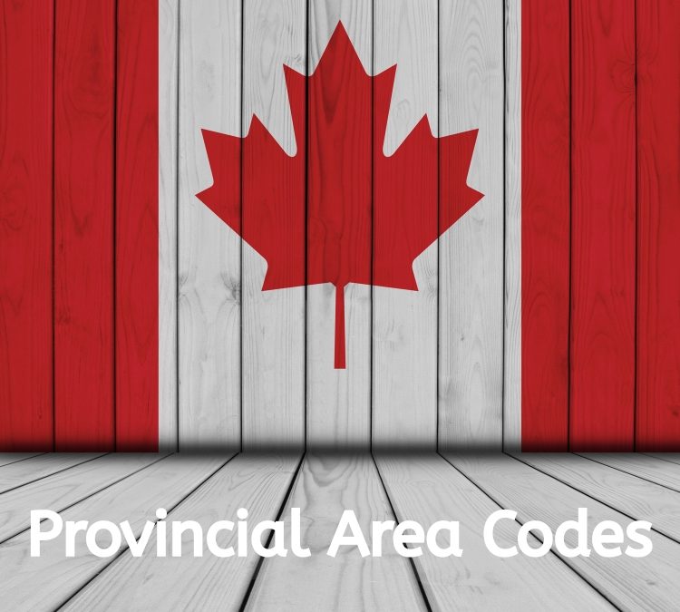 Provincial Area Codes